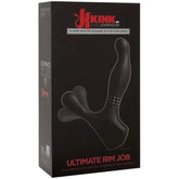 Ultimate Rim Job Silicone Prostate Massager with Rotating Ridges Prostate Toys